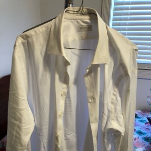 John W Nordstrom men’s dress shirt white 18.5 35